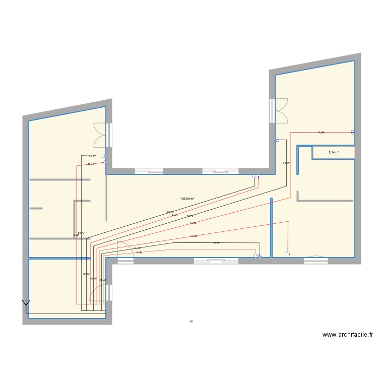 plan électoral. Plan de 0 pièce et 0 m2