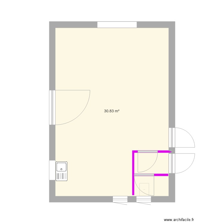 salle à manger cuisine. Plan de 0 pièce et 0 m2