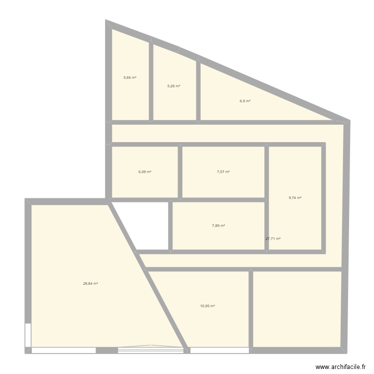 essai clinique 1. Plan de 0 pièce et 0 m2