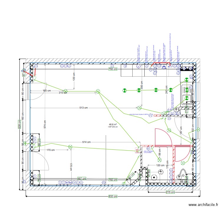 Lot 4 RDC motif buanderie motif elec et plomberie. Plan de 0 pièce et 0 m2