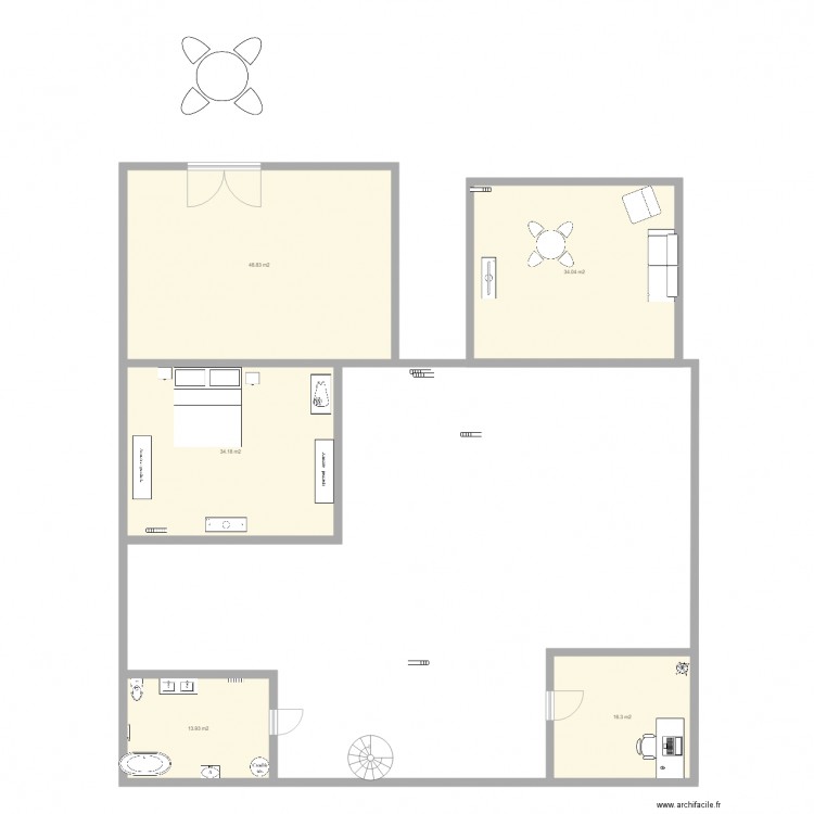 projet 2 alex. Plan de 0 pièce et 0 m2