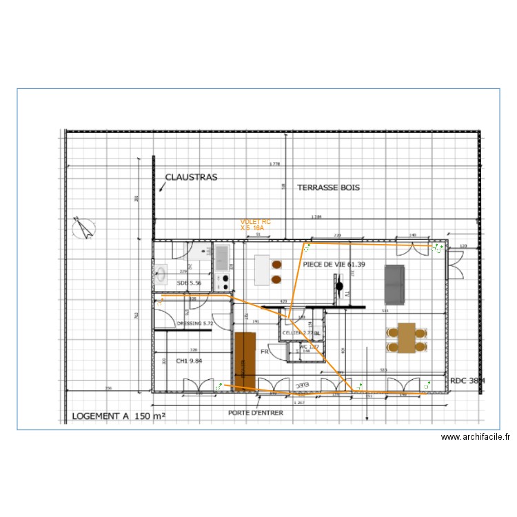 CIRCUIT VOLET RC. Plan de 0 pièce et 0 m2