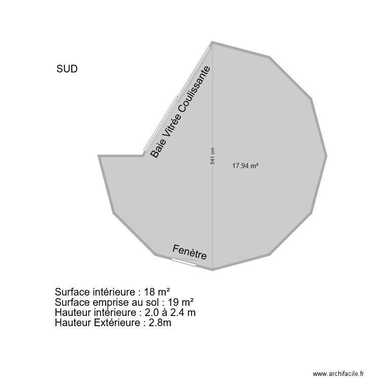 Abri de Jardin essai. Plan de 0 pièce et 0 m2