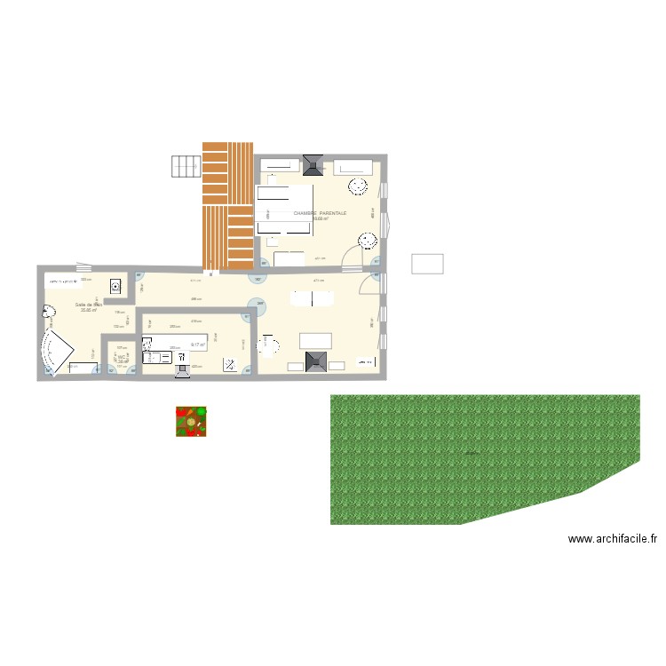 20 COTE DE VERNEUIL. Plan de 0 pièce et 0 m2