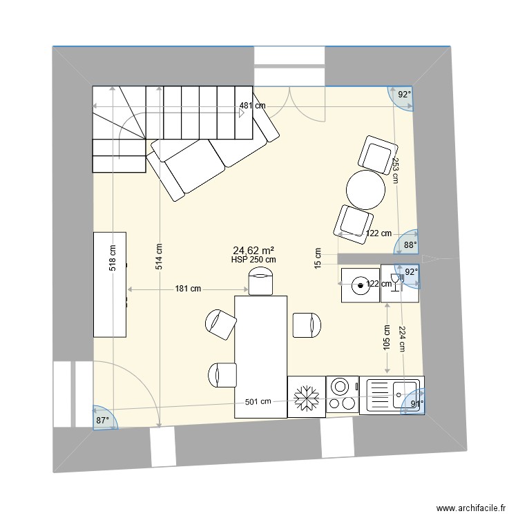 Bergerie ET0.5 fini. Plan de 0 pièce et 0 m2