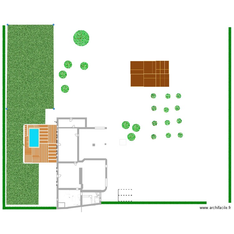 Saint Pap extérieur. Plan de 0 pièce et 0 m2