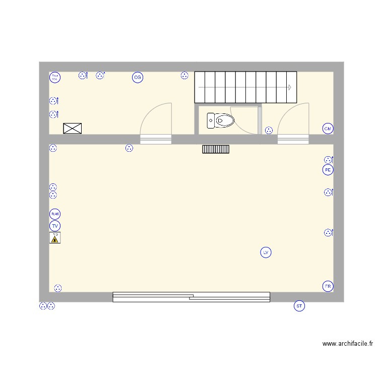 RDC . Plan de 0 pièce et 0 m2