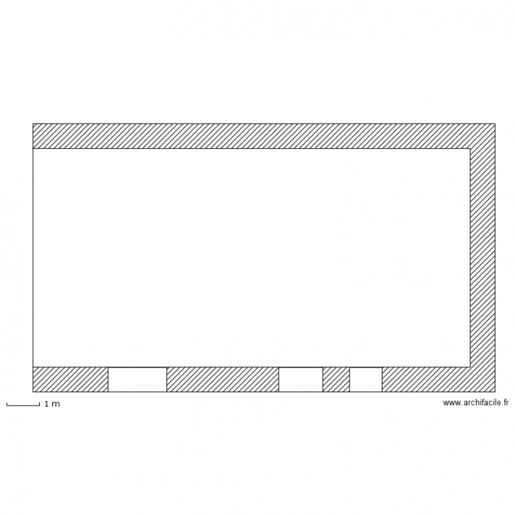 RDC ACTUEL. Plan de 0 pièce et 0 m2