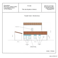 PC - Facade Ouest avec extension Etat des lieux V6