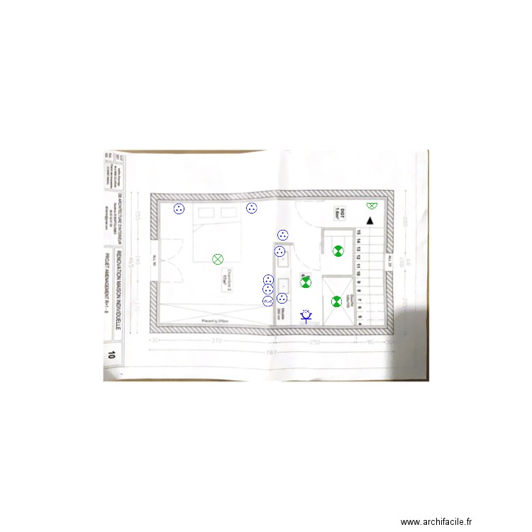 Sylvie et Julien chambre. Plan de 0 pièce et 0 m2