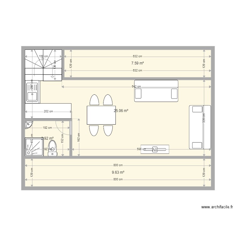 Garage first floor. Plan de 0 pièce et 0 m2