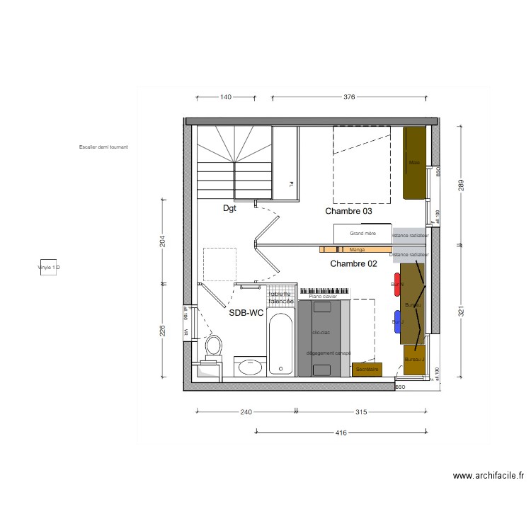 Maison d'amour E1. Plan de 0 pièce et 0 m2