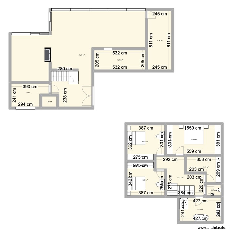 CAM & LOU. Plan de 12 pièces et 191 m2