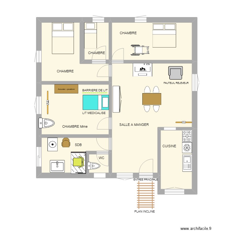 PRA. Plan de 0 pièce et 0 m2