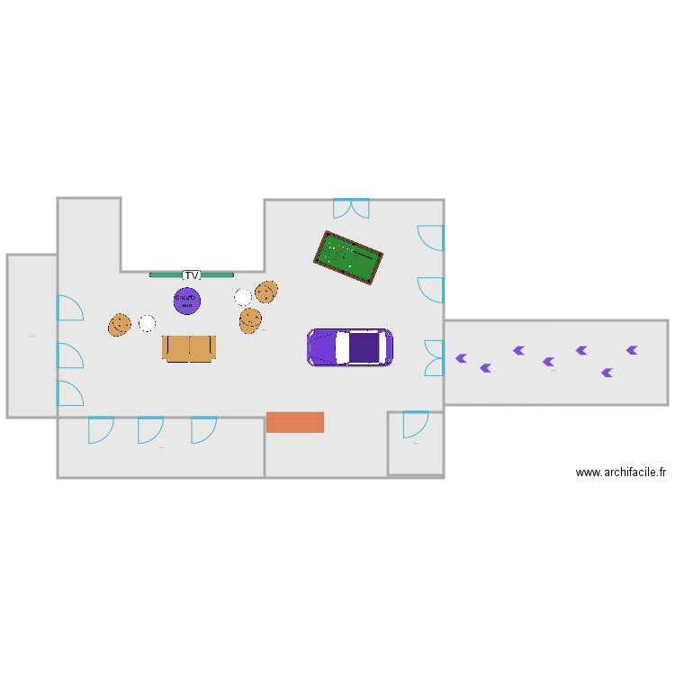 EM square. Plan de 0 pièce et 0 m2