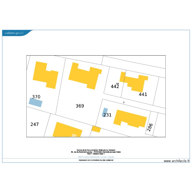 REDESSAN. Plan de 0 pièce et 0 m2