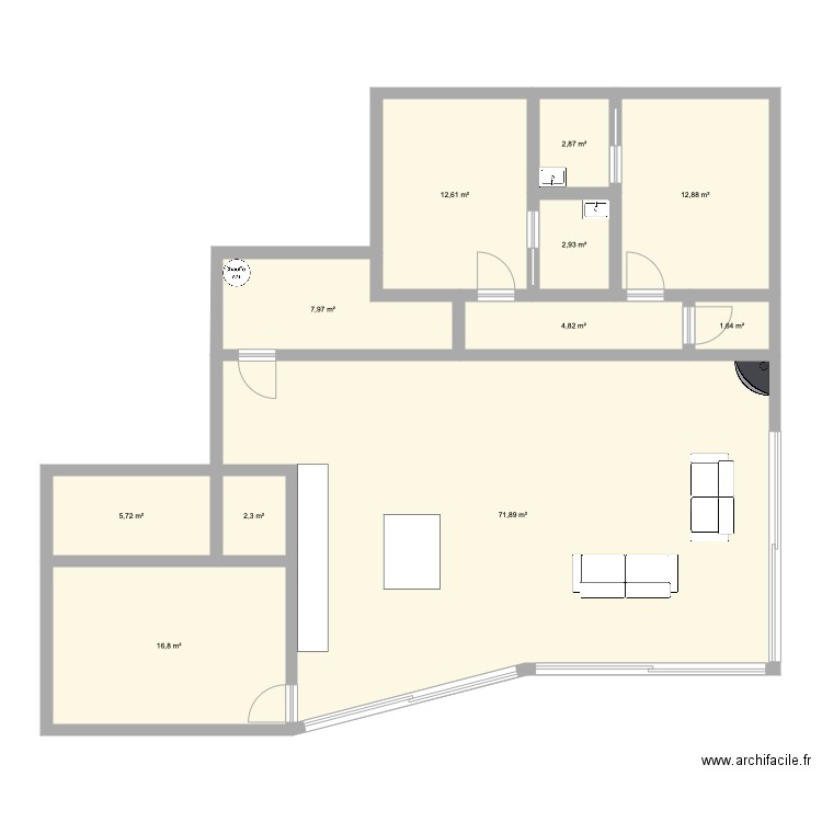 ccc. Plan de 0 pièce et 0 m2