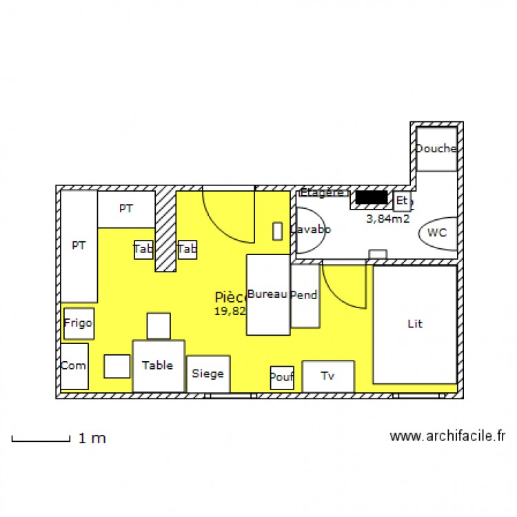 Appart. Plan de 0 pièce et 0 m2