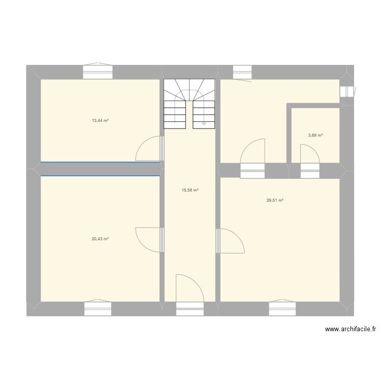 Rdc Maison Plan 5 Pièces 83 M2 Dessiné Par Ludocblt