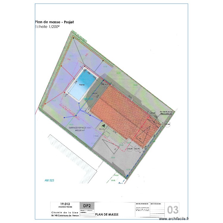 arosage 1. Plan de 0 pièce et 0 m2