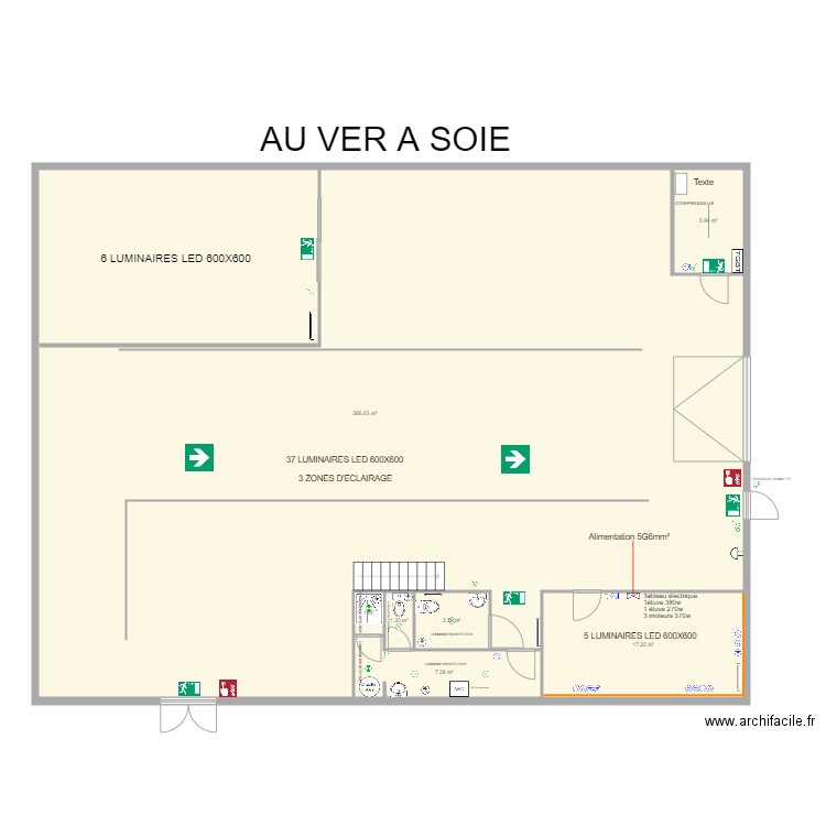 AU VER A SOIE. Plan de 0 pièce et 0 m2