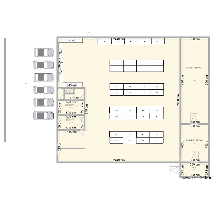 DPS LA ROCHE SUR YON. Plan de 9 pièces et 751 m2