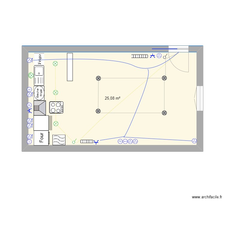 salle à manger. Plan de 0 pièce et 0 m2