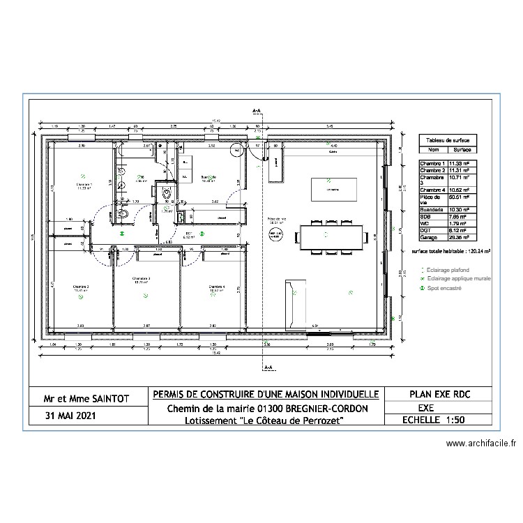 Eclairage. Plan de 0 pièce et 0 m2