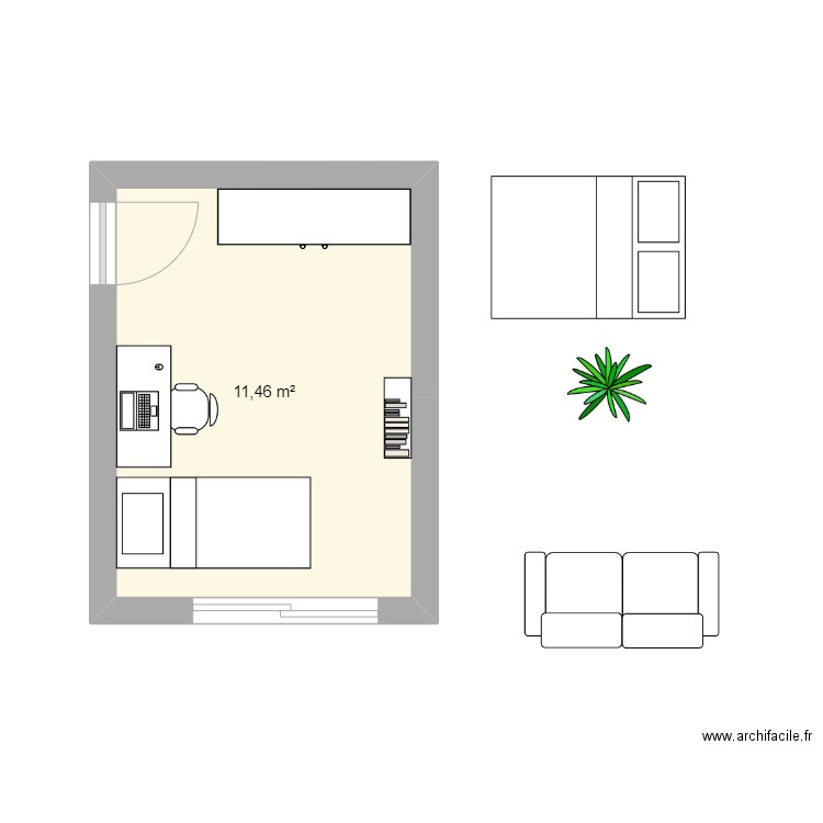 bedroom 2. Plan de 0 pièce et 0 m2