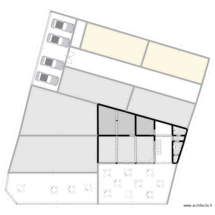 COO FID RESTO1. Plan de 23 pièces et 824 m2