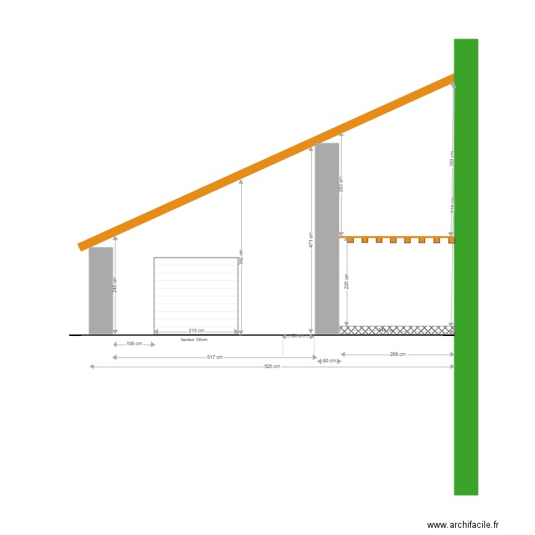 ancienne cure COUPE. Plan de 0 pièce et 0 m2