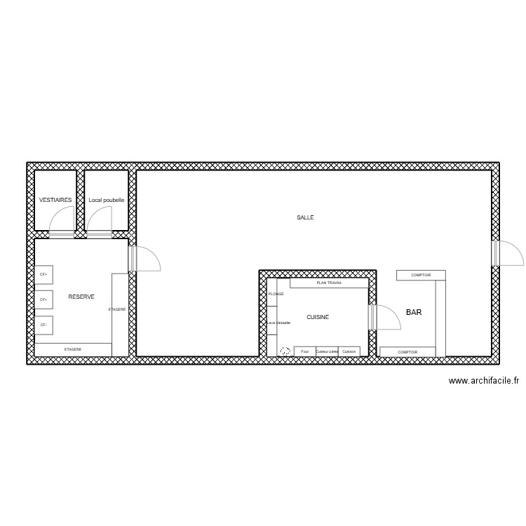 AGRUM. Plan de 5 pièces et 87 m2