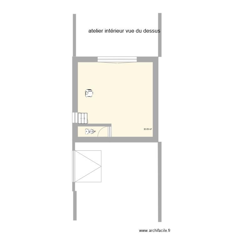 rez de chaussée vue dessus 20200102. Plan de 0 pièce et 0 m2