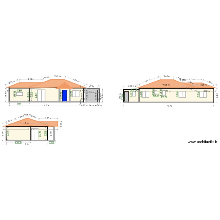 projet vues. Plan de 0 pièce et 0 m2