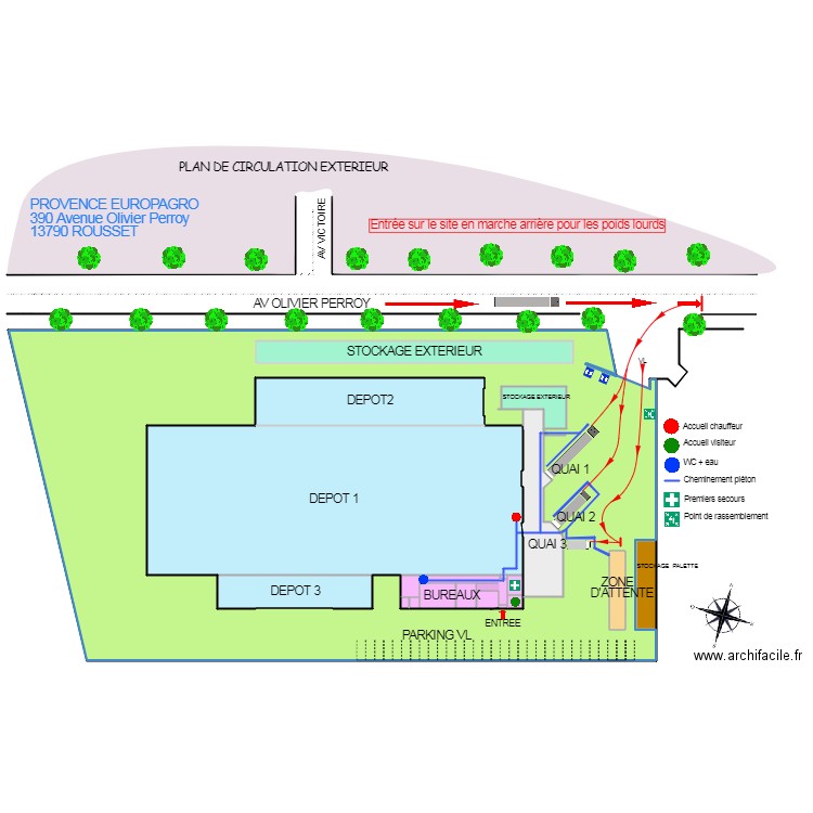 PEA 8 FLECHES PL. Plan de 0 pièce et 0 m2