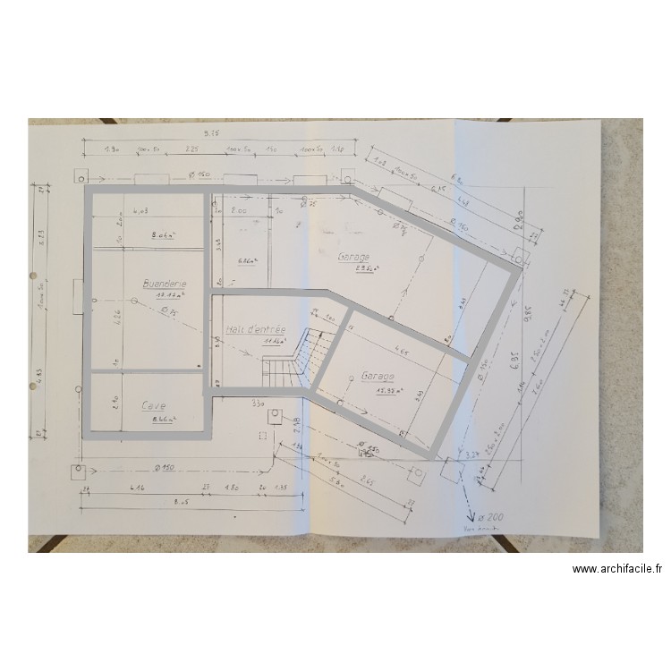 Maison. Plan de 0 pièce et 0 m2