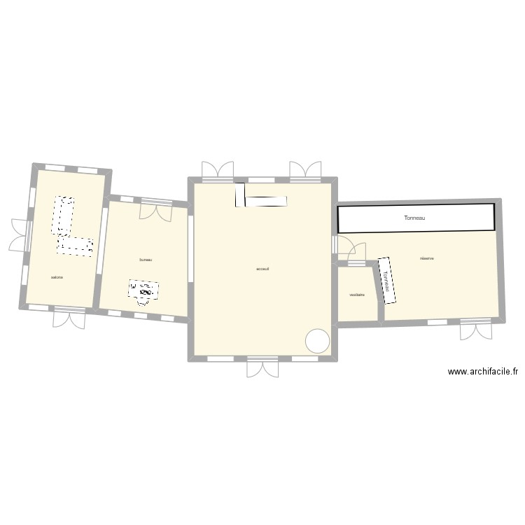 Marlowe Vineyard. Plan de 5 pièces et 120 m2