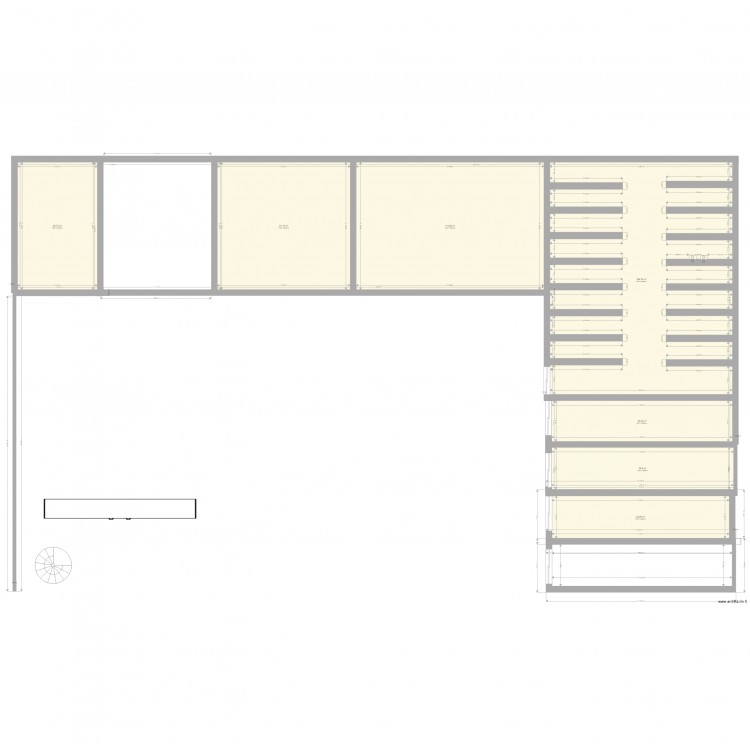 entrepot 2. Plan de 0 pièce et 0 m2