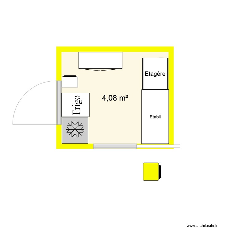 Cellier. Plan de 0 pièce et 0 m2