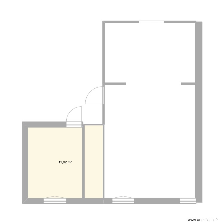 SDB 2eme etage. Plan de 0 pièce et 0 m2