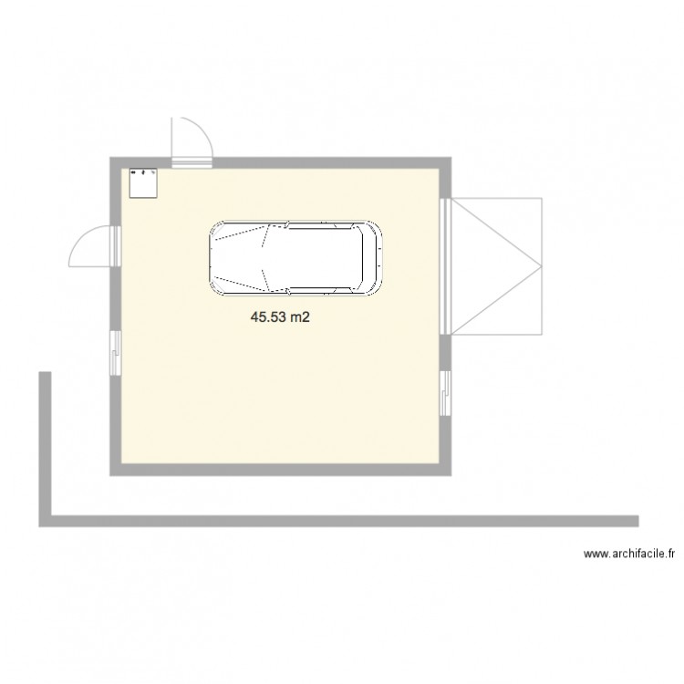 garage 1. Plan de 0 pièce et 0 m2