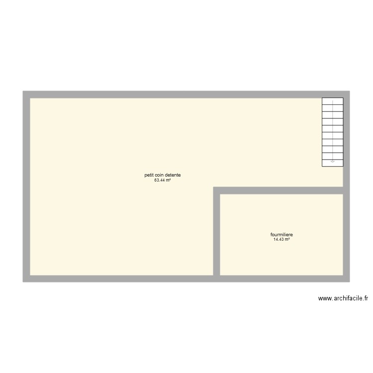 sous sol. Plan de 0 pièce et 0 m2