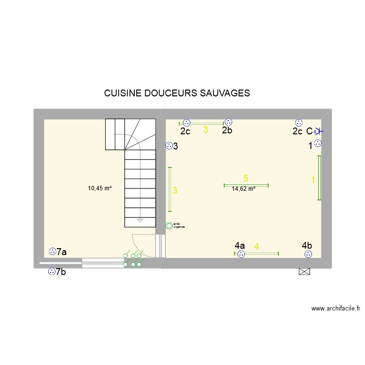 cuisine DS. Plan de 0 pièce et 0 m2