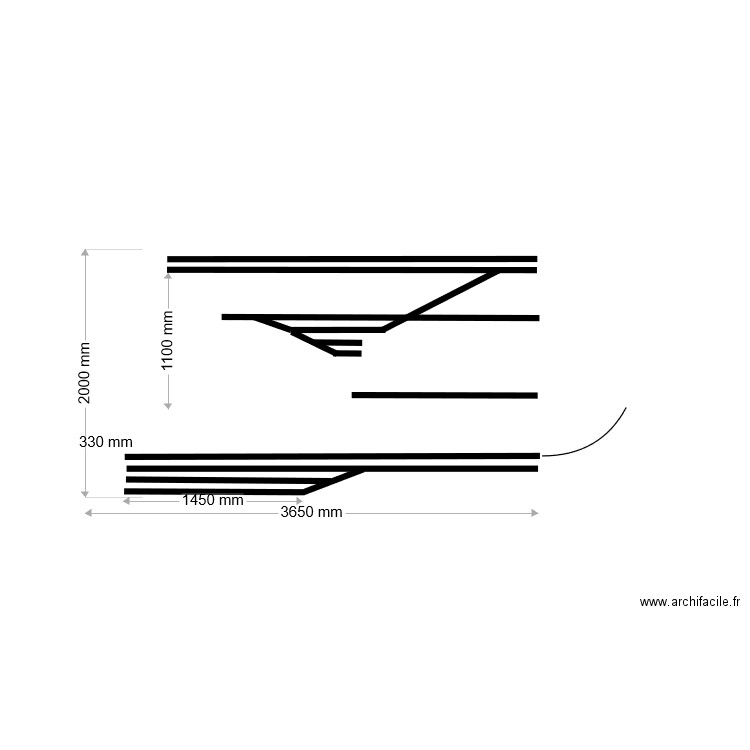 réseau train. Plan de 0 pièce et 0 m2