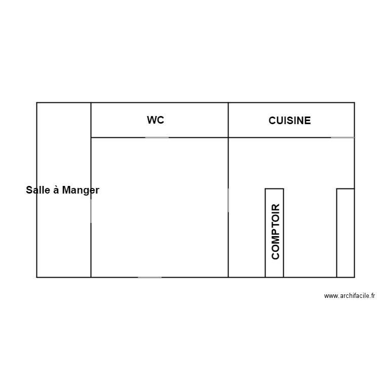 BODRUM KEBAB. Plan de 7 pièces et 84 m2