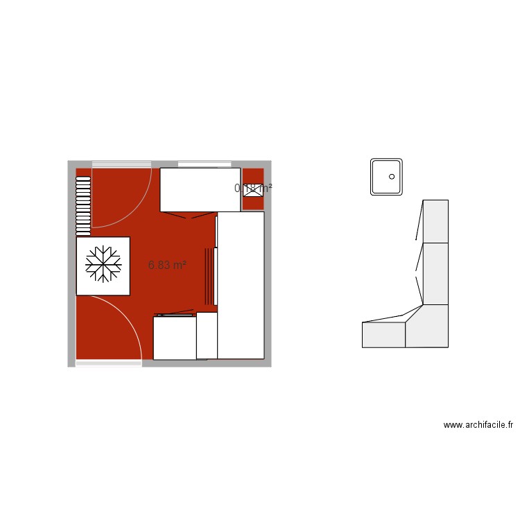 cuisine. Plan de 0 pièce et 0 m2