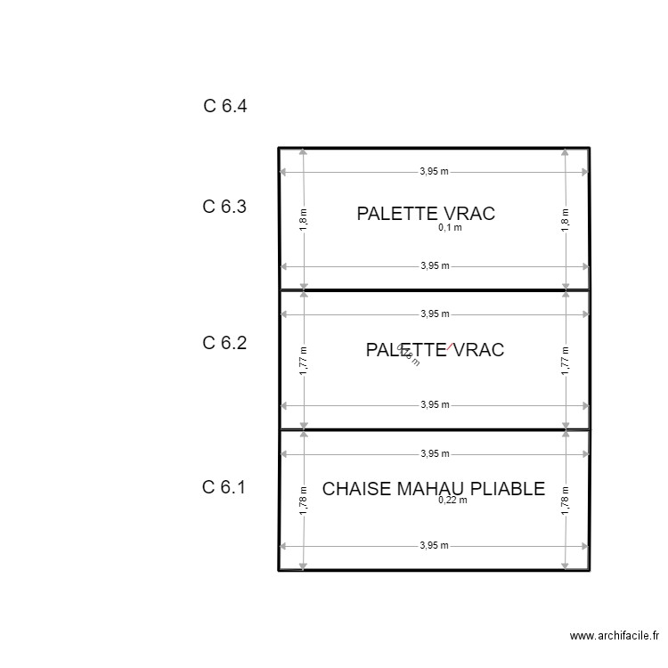 C 6. Plan de 0 pièce et 0 m2