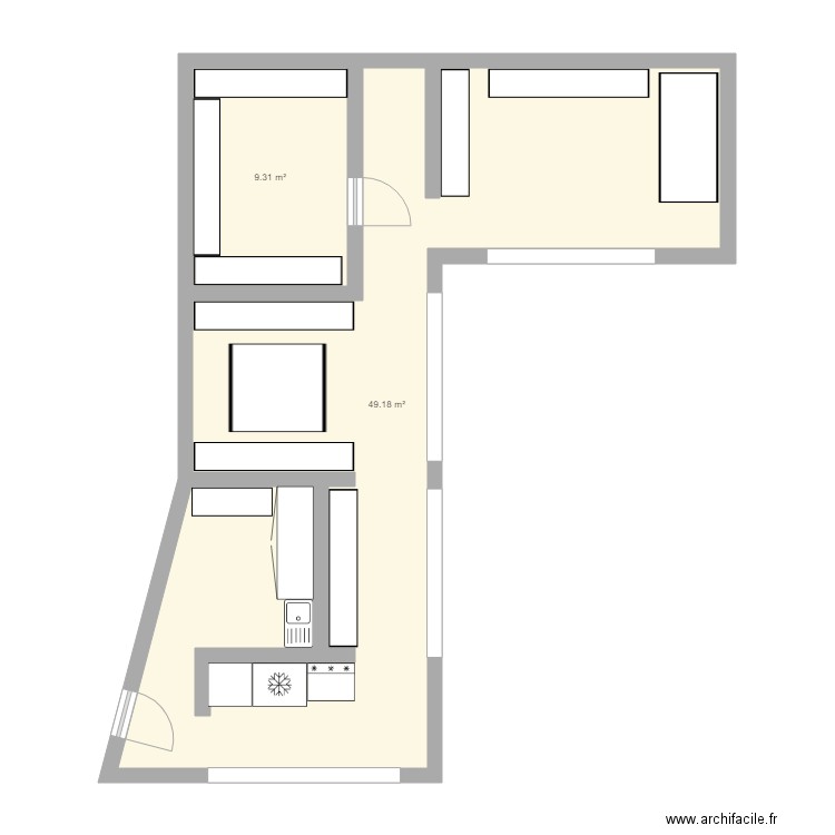 stand forain. Plan de 0 pièce et 0 m2