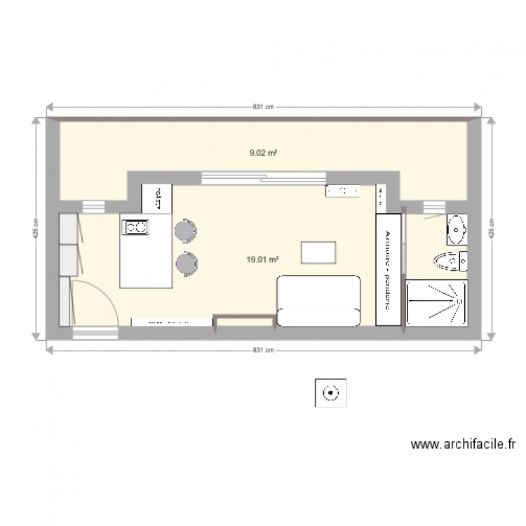 PLAN DE BASE V1. Plan de 0 pièce et 0 m2