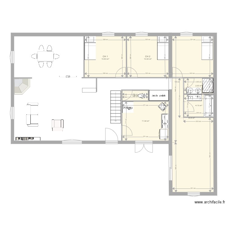 maison Jess et Nico. Plan de 0 pièce et 0 m2